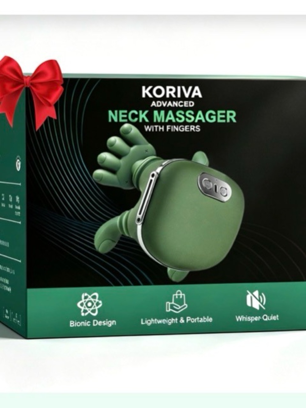 Kori Advanced Green Neck Massager with Fingers